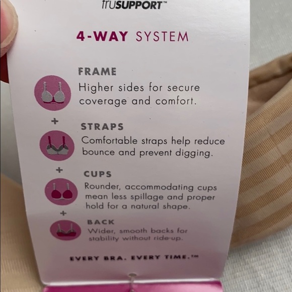 Playtex Secrets Perfectly Smooth 4747 44DD - Picture 4 of 5